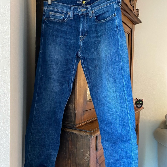 Lucky Brand Crop Leg Boyfriend Jeans - Picture 2 of 9